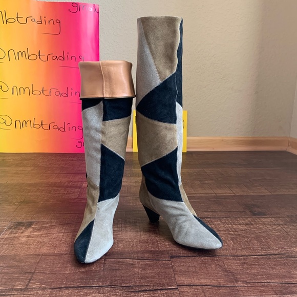 Isabel Marant Etoile 8M(38) patch multicolor boots - Picture 4 of 16